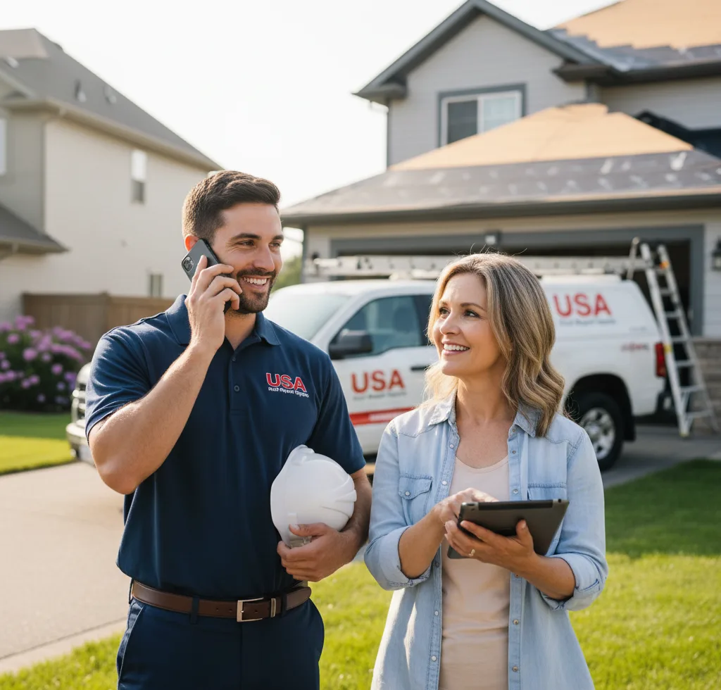 USA Roof Repair Experts customer support in Millerton